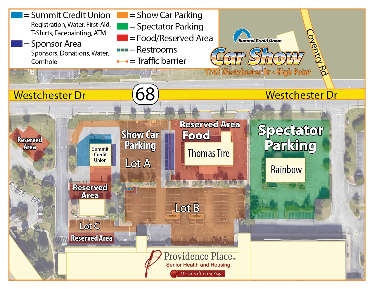 Map of event area